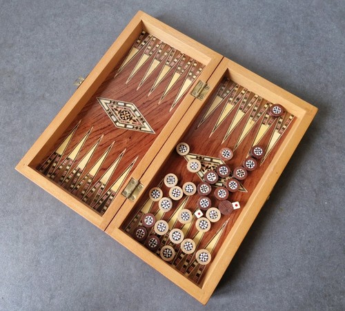 Helena wooden backgammon board - backgammon,