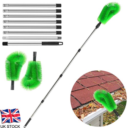 Telescopic gutter cleaner with - gutter,