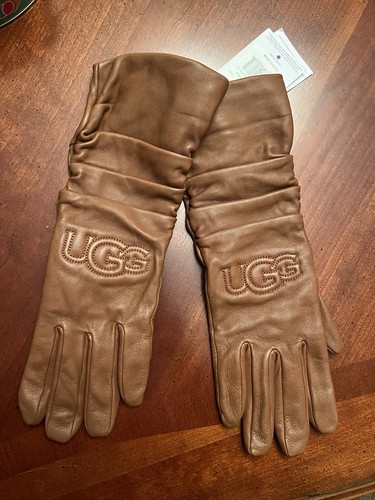 Ugg womens leather - leather, scrunched