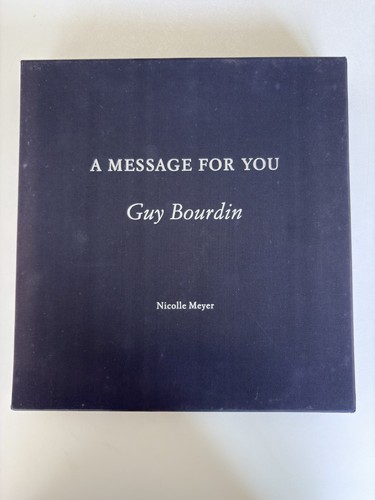 Guy bourdin message for you - a,