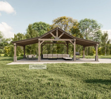 Pole Barn Pavilion Plans with