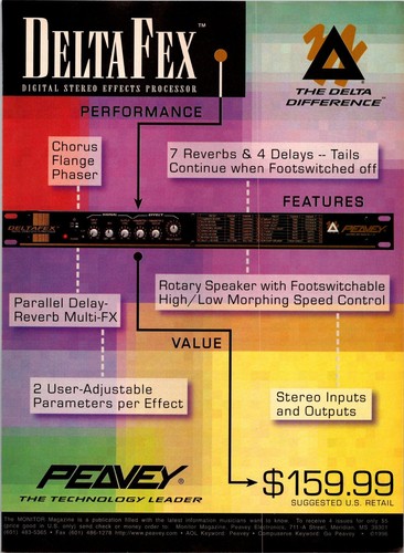 Peavey delta fex effects - peavey,