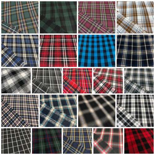 Soft brushed tartan - soft,