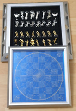 25th Anniversary Star Trek Gold and Silver Chess Set by Franklin Mint