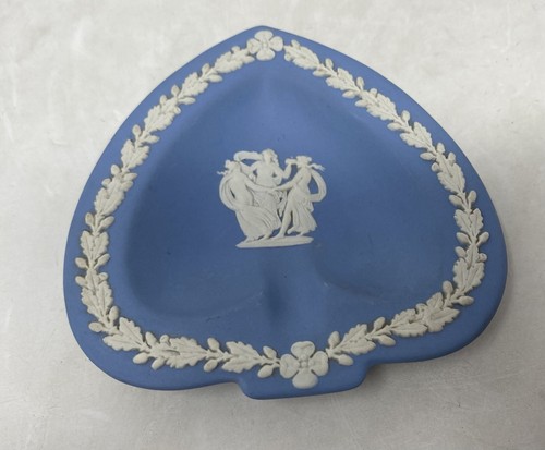 Wedgwood blue jasperware spade - blue,