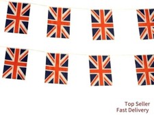 Giant 10M(33FT) Huge 8x11" Union Jack Bunting 20 Flags Banner Decoration