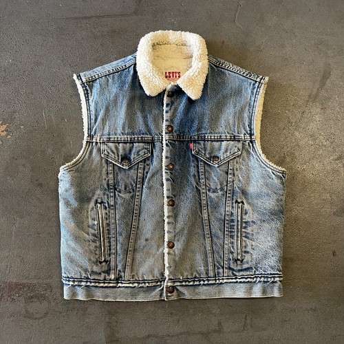 Mens levi sherpa blue - 80's, levi's