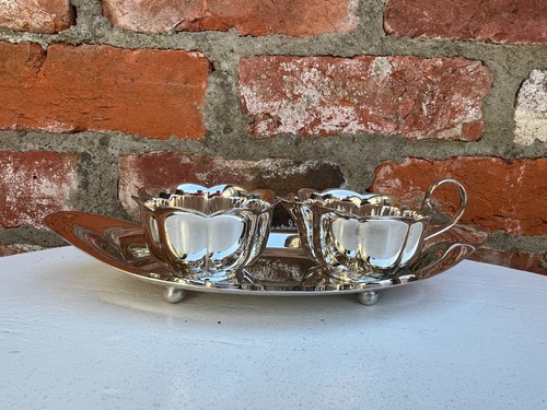 Vintage silver plated - , sugar