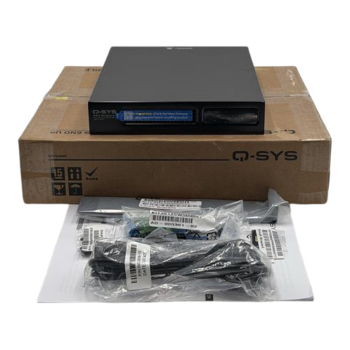 New qsc sys - q-sys, spa-qf60x4-uk
