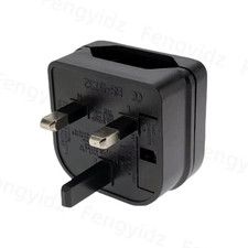 EU European Euro Europe 2-Pin To 3-Pin UK Travel Plug Socket Converter Adapter**