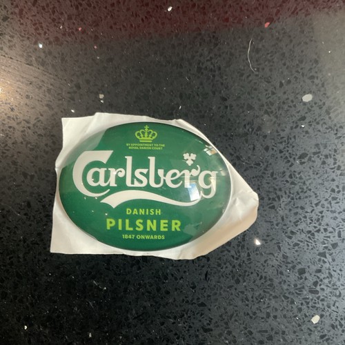 Carlsberg oval fisheye badge - fisheye,