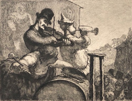 Honore daumier saltimbanques - honore,