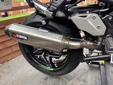 Scorpion Serket  Red Power Slip-on exhaust Ninja H2 SX / SE 2018 + Link Pipe