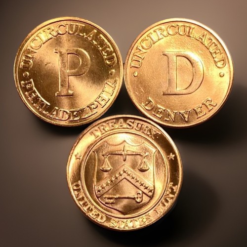 Coin set d us mint - &,