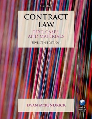 Contract law text - law, cases