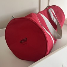 Hugo Boss Men's Red Duffle Bag