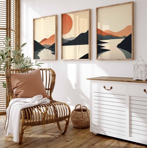 Gallery wall art neutral - art,