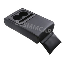 Car Armrest Cover Center Console Storage Organizer Accessories With Cup Holder