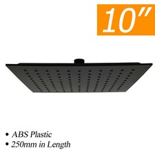 Matt Black 7.5L/min 10" 250mm