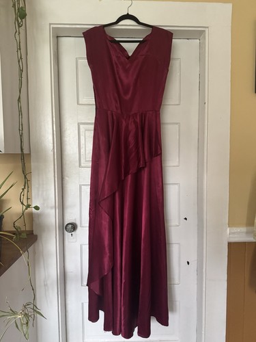 Vintage 1940s burgundy red - 1940s,