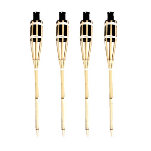 2ft bamboo torch - 4x, lantern