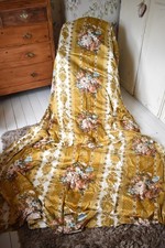 Vintage Large Lined Curtains