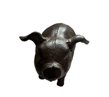Sitting Pig Cast Iron Ornament