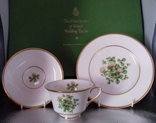 Royal Worcester Trio, L'atelier Art Editions : Flowers of Britain : White Clover