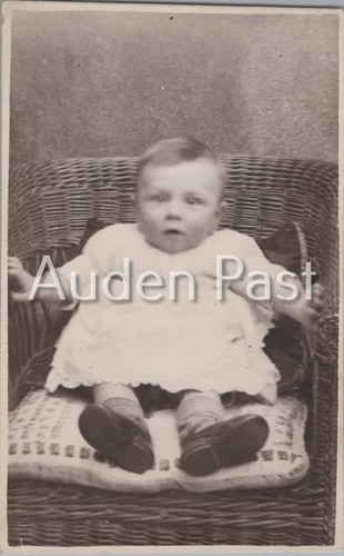 Rppc baby portrait - baby, gwyn