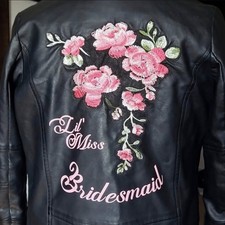 Kids Bridesmaid Biker Jacket