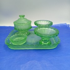 Art Deco 1930s Frosted Green