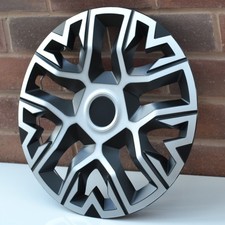 4x14" Wheel Trims / Hub Caps to fit Nissan Micra, Note, Pixo   + Centre Badges