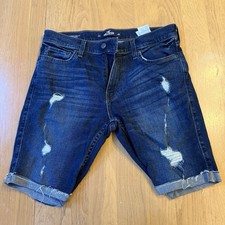 Hollister California Authentic Blue Jean Shorts Sonny Denny Short W30 Used Men’s