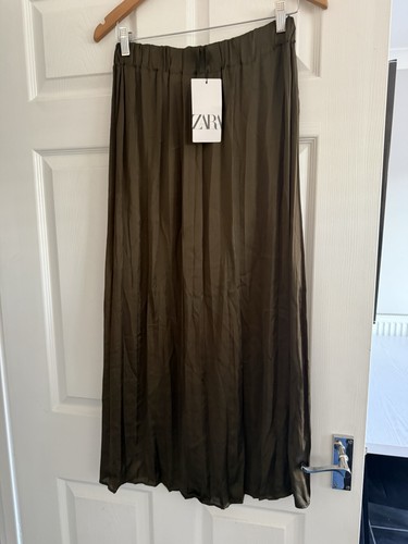 Green zara maxi skirt size - zara,