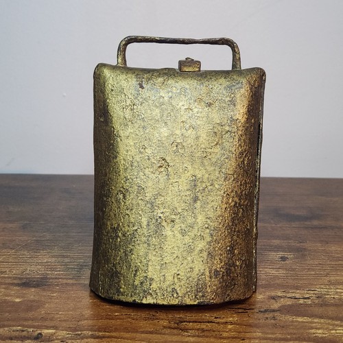 Antique forged cow - cow, bell