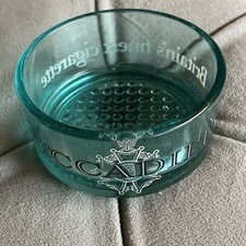 Piccadilly Cigarettes Blue Glass Ashtray - “Britain’s finest cigarette”