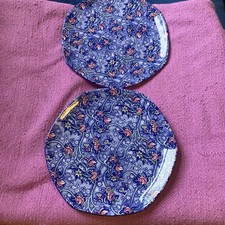 2  Vintage Ringtons Blue Chinz