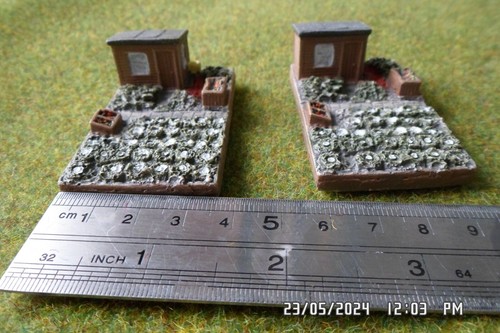 Model railway vegetable patch - model,