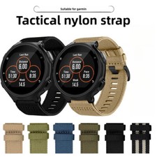 Watch Strap for Garmin Forerunner 230/235L/735XT 620630/220 Nylon Canvas Premium