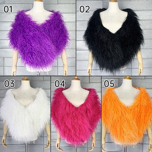 Women shaggy faux fur coat - women,