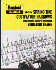 1966 Bamford Kvernelands Spring Tine Cultivator Harrows Brochure Leaflet