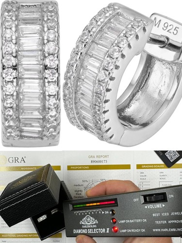 Baguette moissanite real solid - moissanite,