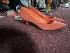 New Look Kitten Heels Orange - Size 7/40