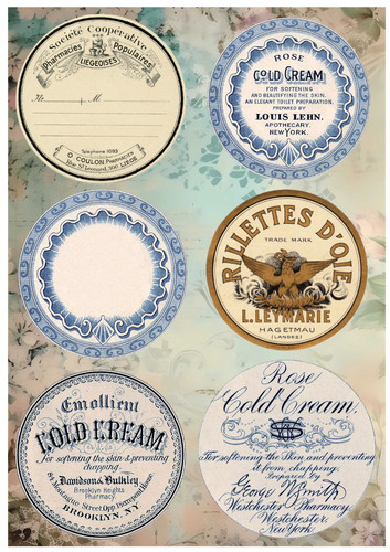 French ephemera label 1xa4 - french,