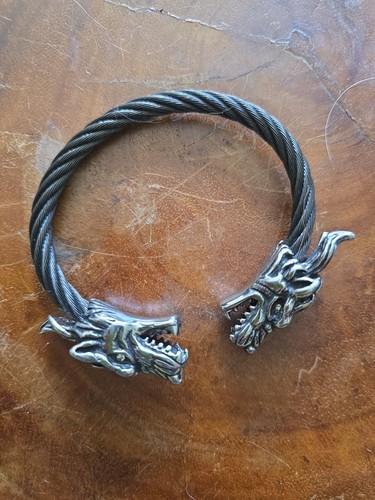 Handsome metal bracelet with - handsome,