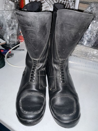 Daytona black motorcycle boots