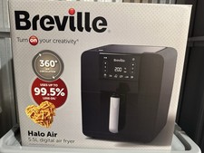 BNIB BREVILLE  DIGITAL HALO AIR FRYER | 5.5 L  BLACK