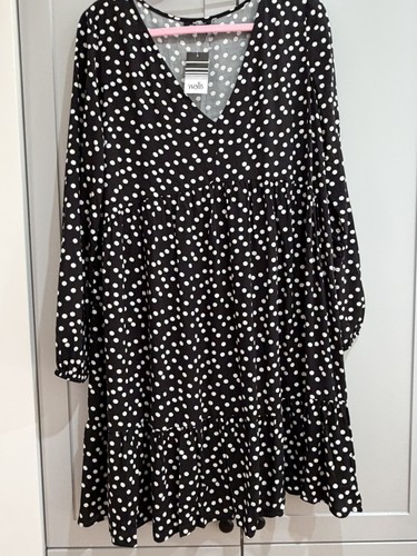 Wallis black spot dress - wallis,