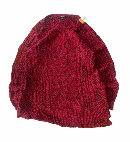 Torrid red black - red/black, cable-knit