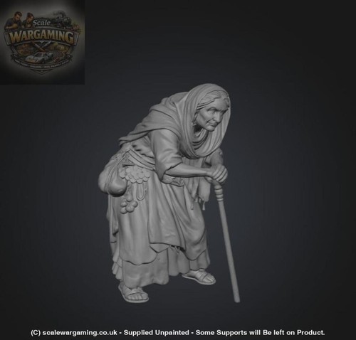 Smf2183 medieval elderly lady - smf2183,